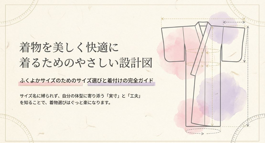 着物サイズが太めでも安心な選び方