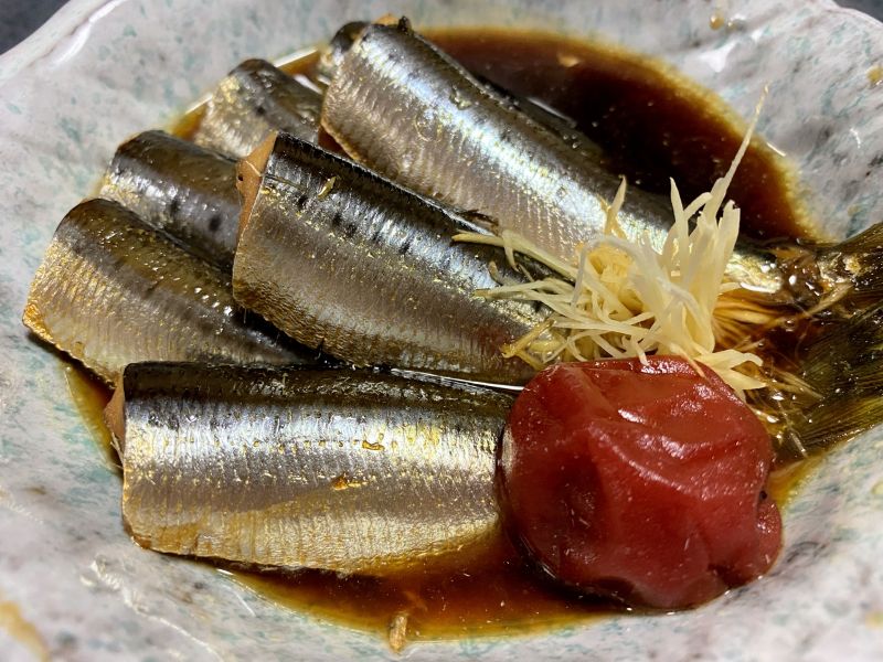イワシの梅煮　煮魚