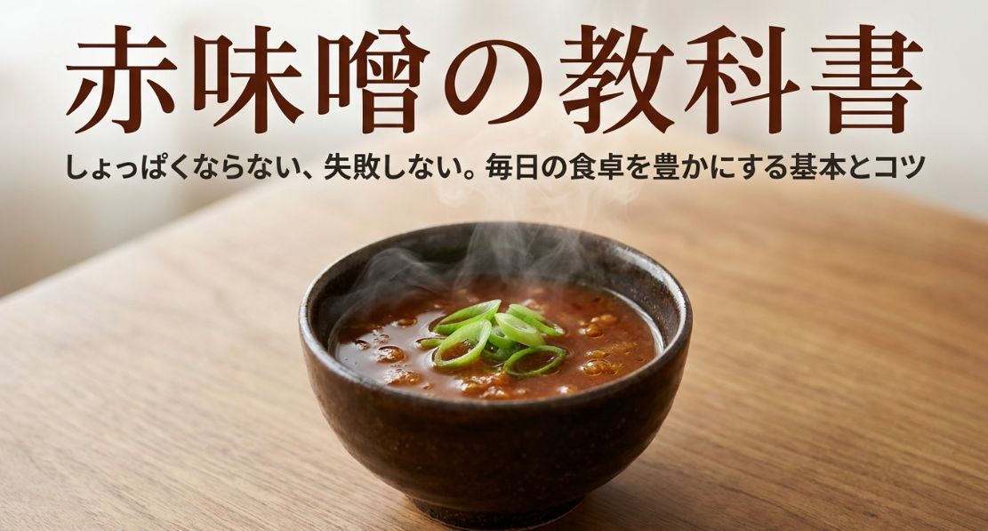 味噌汁に赤味噌を使うコツと具材