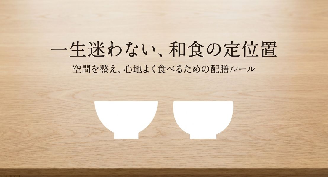 味噌汁とご飯の位置の正解とマナー