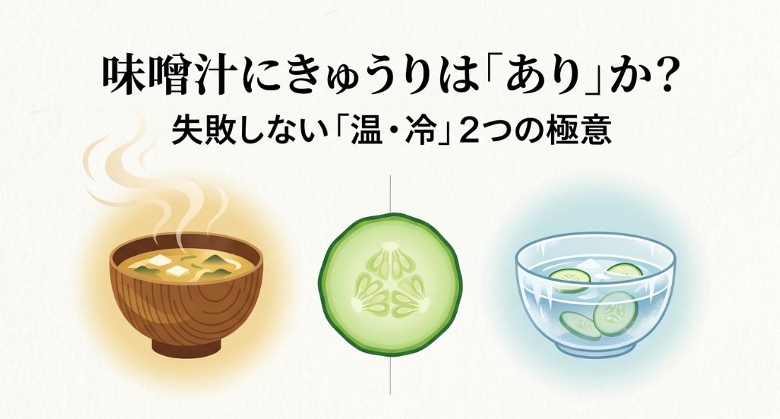 味噌汁にきゅうりはあり？作り方とコツ