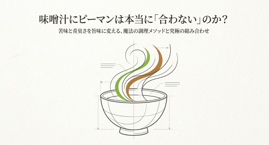 味噌汁にピーマンは合う？おいしい作り方と具材のコツ
