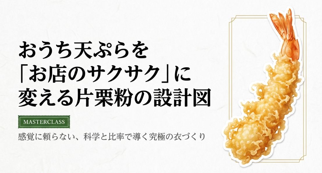 天ぷらに片栗粉を使うコツと比率