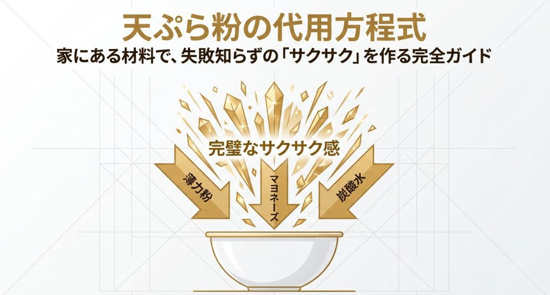 天ぷら粉の代用で失敗しないコツ
