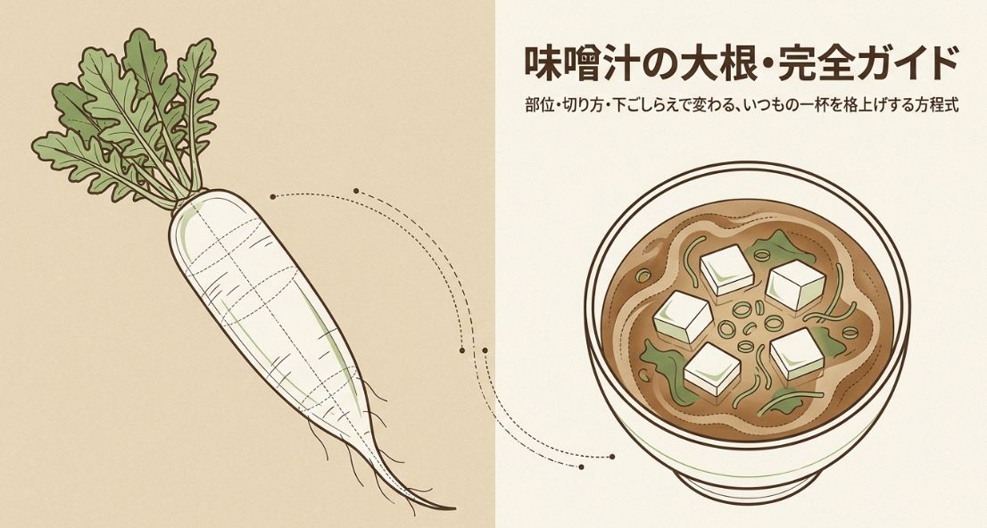 味噌汁の大根の部位選び完全ガイド