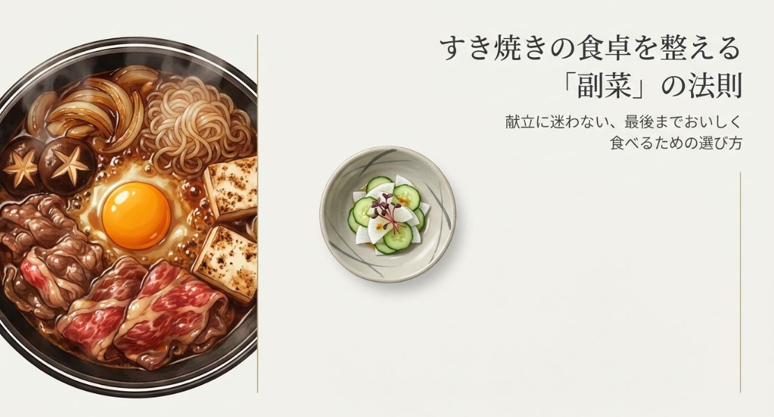 すき焼きの副菜の決定版！献立が整う選び方
