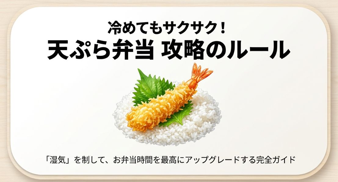 天ぷら弁当をサクサクに楽しむコツ