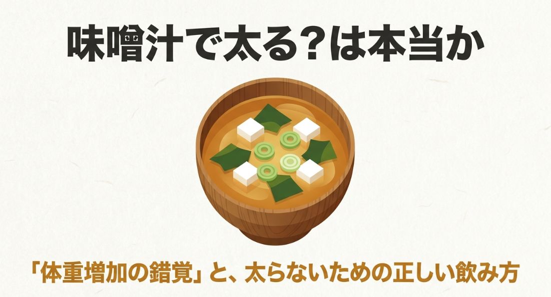 味噌汁で太る？原因と太らない飲み方
