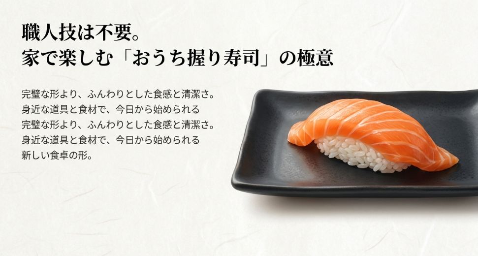 寿司の作り方を初心者向けに解説｜家で握る基本と失敗しないコツ
