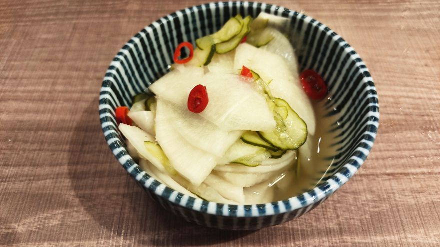 大根の浅漬け